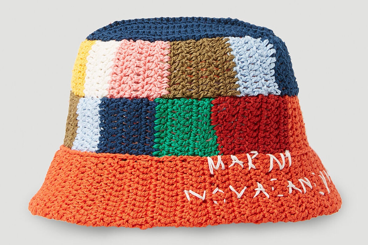 PAUSE or Skip: Marni x No Vacancy Check Crochet Bucket Hat