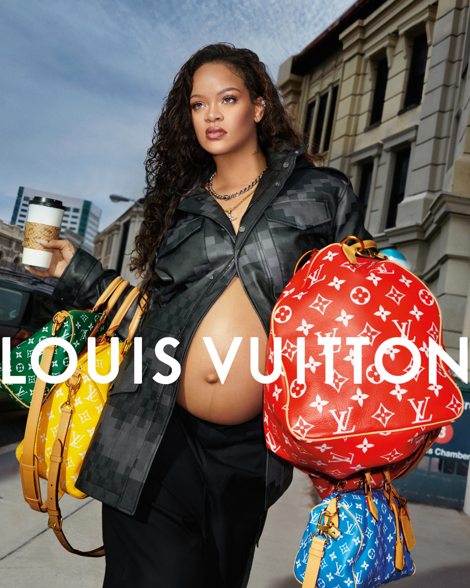 Rihanna Flaunts Baby Bump in Louis Vuitton's Spring/Summer 2024 Menswear  Campaign – PAUSE Online