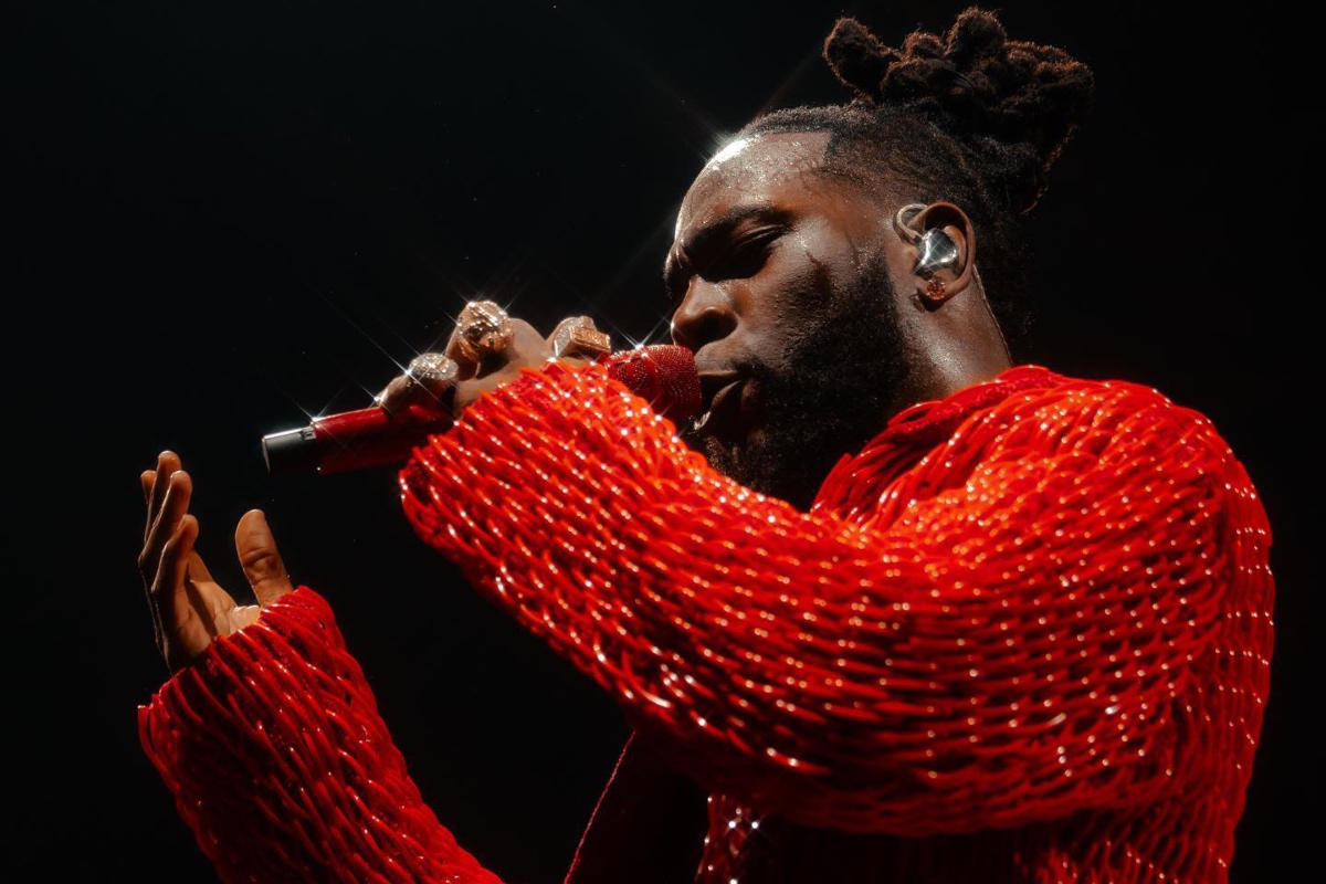 SPOTTED: Burna Boy Continues World Tour Wearing Custom Botter Ensemble