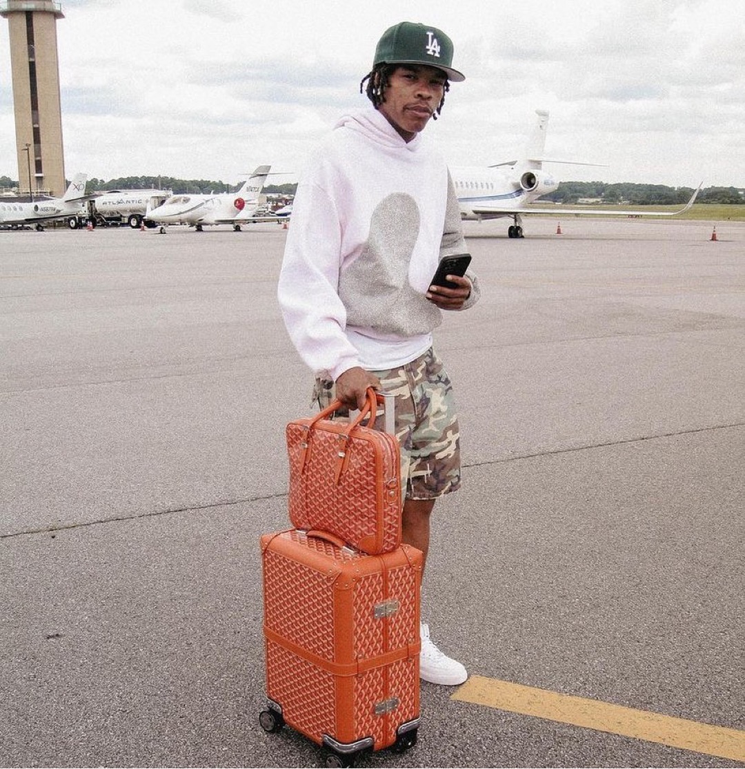 SPOTTED: Lil Baby rocking New Era, DIOR x ERL and Goyard Luggage – PAUSE  Online
