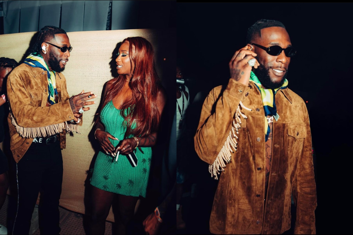 Outlander Magazine on X: Spotted: Burna Boy in Louis Vuitton by
