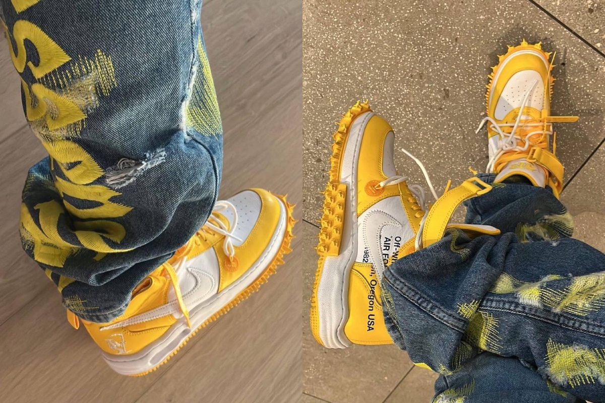 Early look at the Off-White x Nike Air Force 1 Mid 'Varsity Maize'.  Reportedly releasing August 2023, retailing for $205 dollars. Stay…