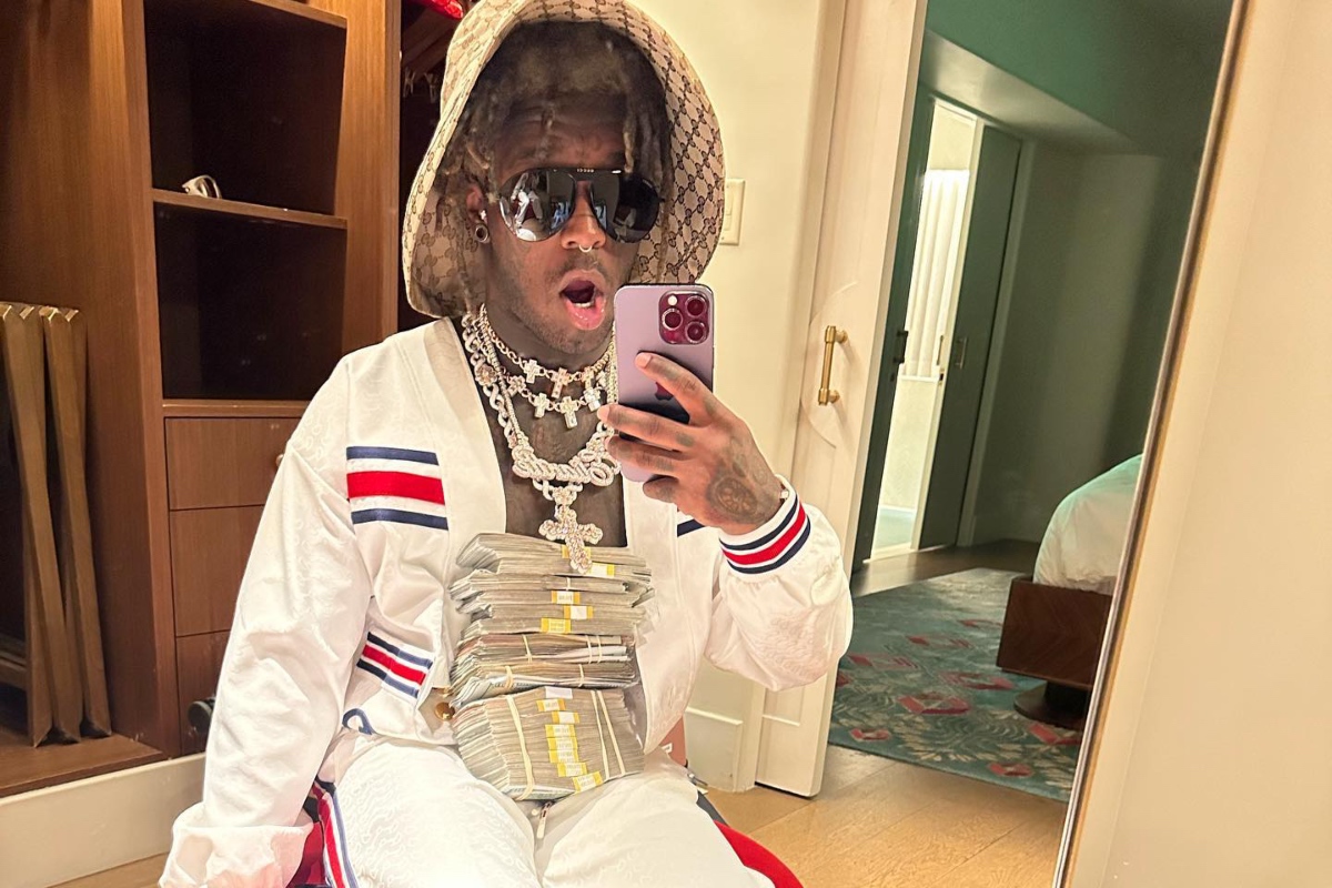 SPOTTED: Lil Uzi Vert Goes Gucci Down to the Socks