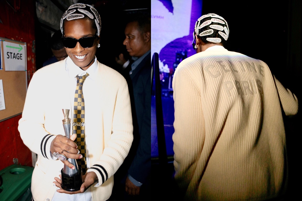 SPOTTED: A$AP Rocky Shines Receiving Virgil Abloh Award in Celine, Louis  Vuitton & more – PAUSE Online