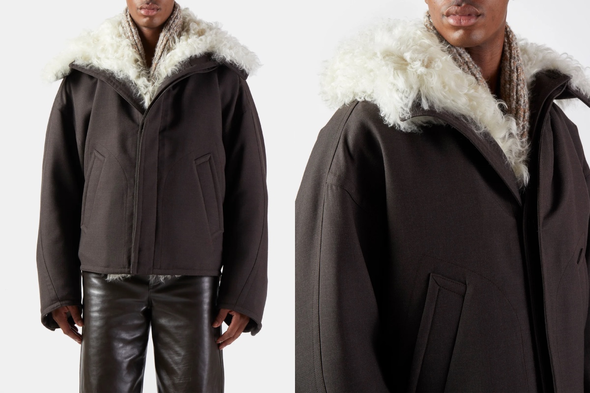 PAUSE or Skip: Bottega Veneta Shearling-Lined Wool Parka Jacket