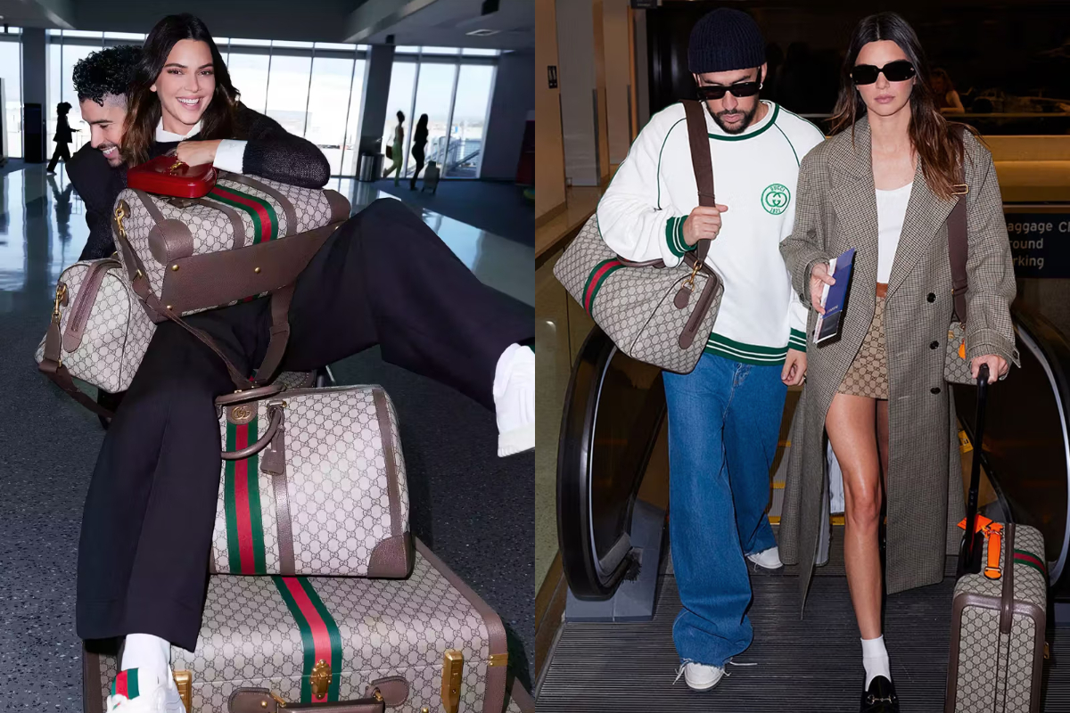 Bad Bunny & Kendall Jenner Finally Put the Romance Rumours to Bed in Gucci’s New Valigeria Campaign