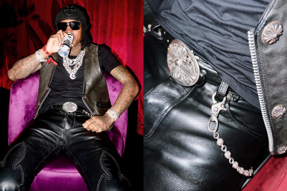 SPOTTED: Lil Durk Goes Chrome to the Dome Wearing Chrome Hearts & Louis Vuitton