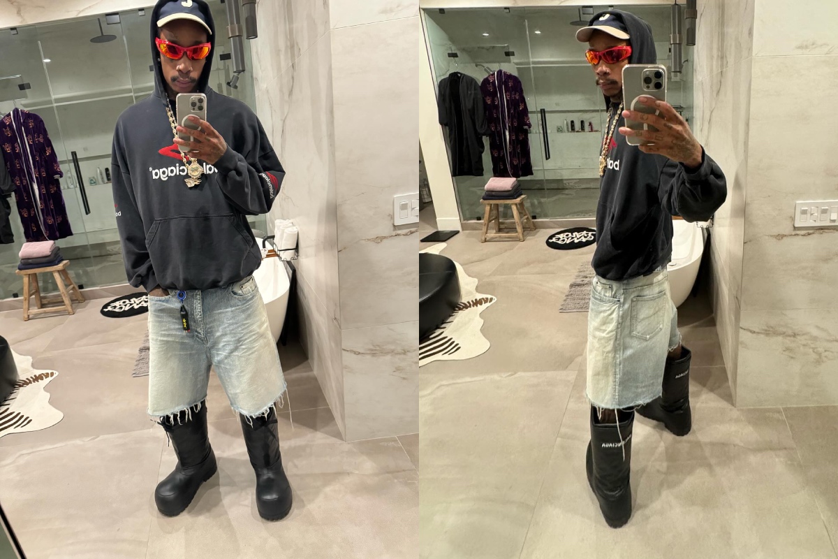 SPOTTED: Wiz Khalifa Gets in the Winter Spirit Wearing Balenciaga Skiwear & Celine