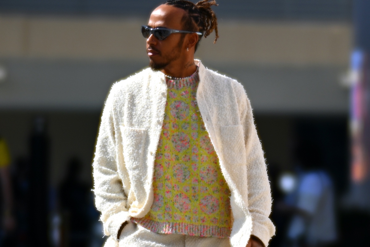 SPOTTED: Lewis Hamilton Rounds Out Race Season in Style Wearing Dior Ensemble