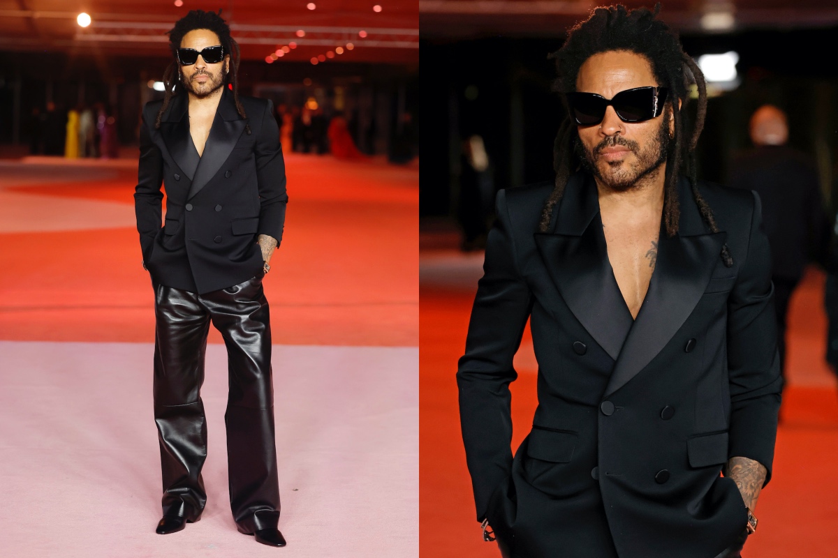 SPOTTED: Lenny Kravitz Exudes Style at Academy Museum Gala 2024 Wearing All Saint Laurent