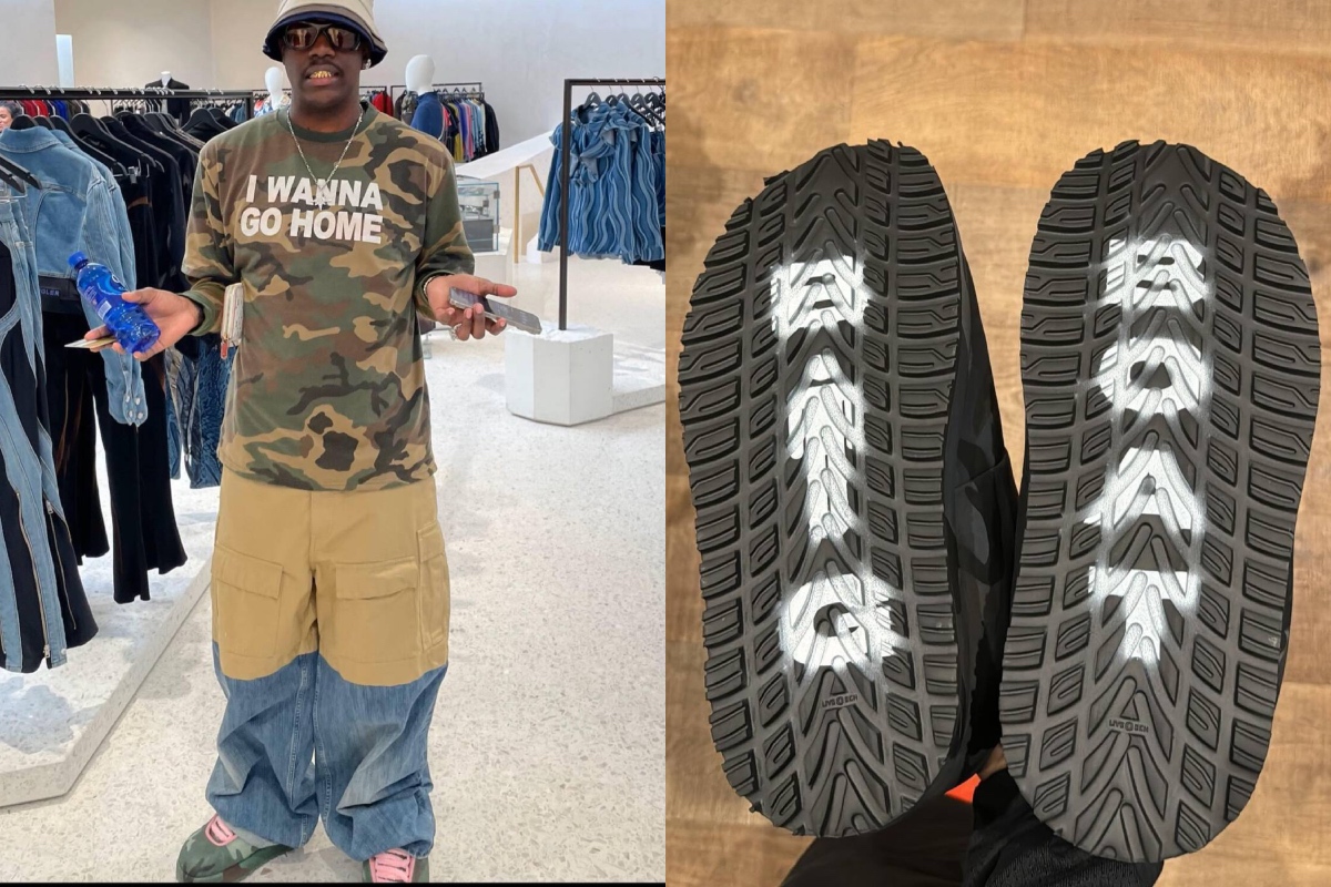 SPOTTED: Lil Yachty Does Anything but Blend in Wearing Camouflage PDF Channel Sneakers & Balenciaga