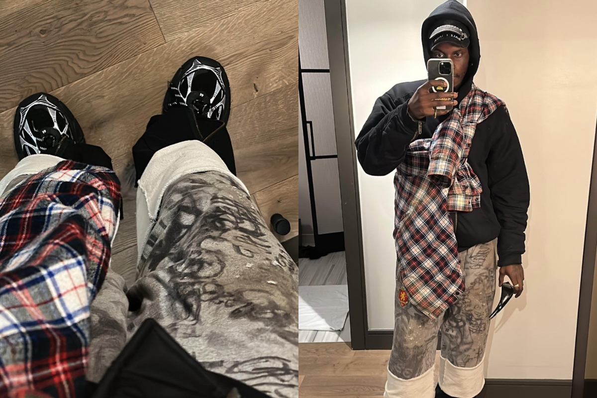SPOTTED: ASAP Nast Steps Out in a Full Baggy Balenciaga fit