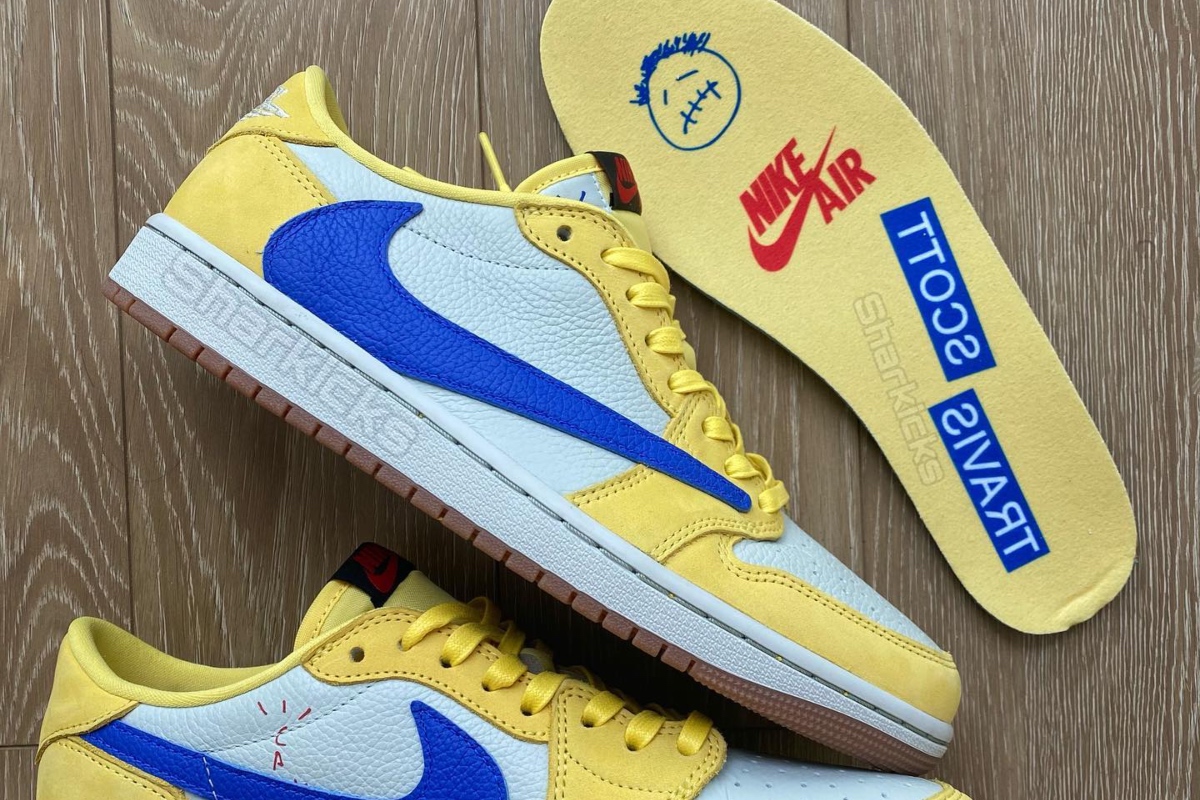 Is a Travis Scott x Air Jordan 1 Low OG “Canary” on the Way?