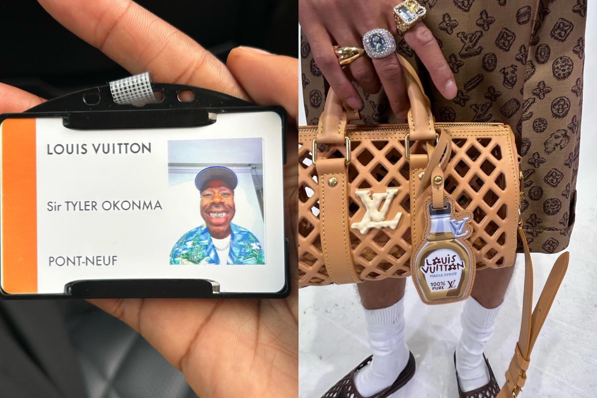SPOTTED: Tyler, the Creator Gets Up Close & Personal with his New Louis Vuitton Capsule Collection