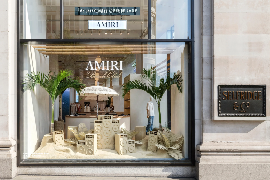 AMIRI and Selfridges team up on "Summer of Sound" event.