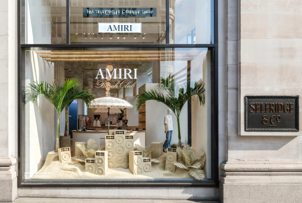 AMIRI and Selfridges team up on "Summer of Sound" event.