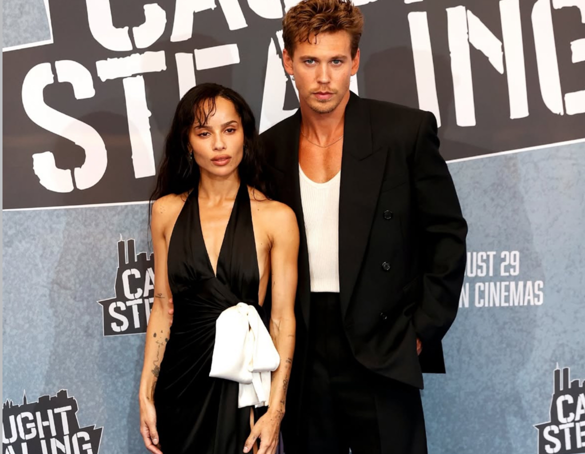 SPOTTED: Zoë Kravitz & Austin Butler In Matching Saint Laurent