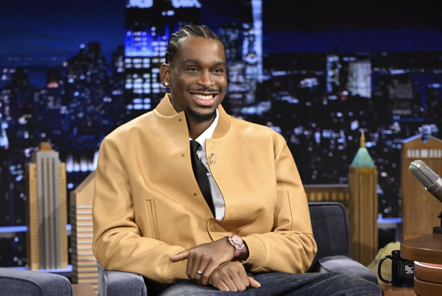 SPOTTED: Shai Gilgeous-Alexander wears Louis Vuitton to “The Tonight Show Starring Jimmy Fallon”
