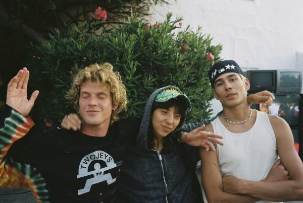 Chloe Caillet, Biel Juste and Evan Mock