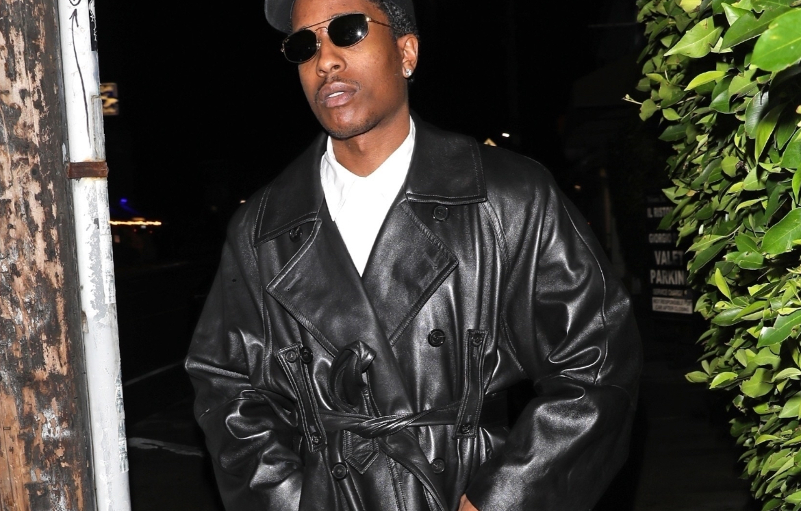 SPOTTED: A$AP Rocky Wears Saint Laurent in LA
