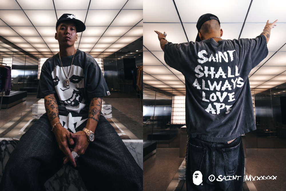 SAINT Mxxxxxx Unveils SS26 Drop Two with A BATHING APE
