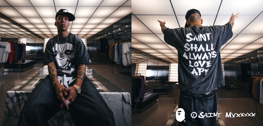 SAINT Mxxxxxx Unveils SS26 Drop Two with A BATHING APE – PAUSE