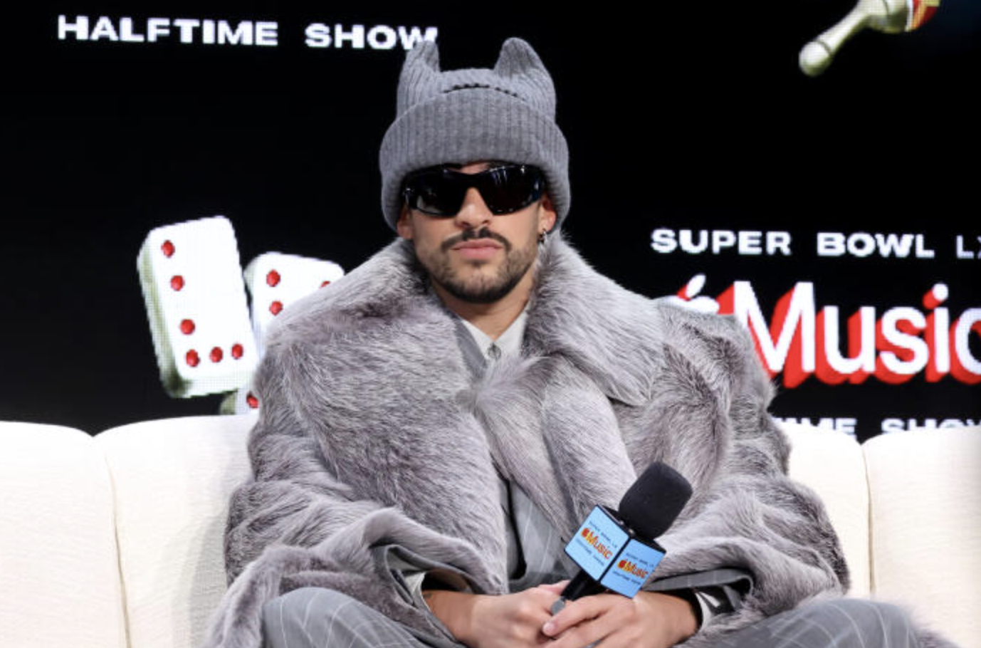 SPOTTED: Bad Bunny Steps Out in Bottega Veneta Ahead of Super Bowl LX