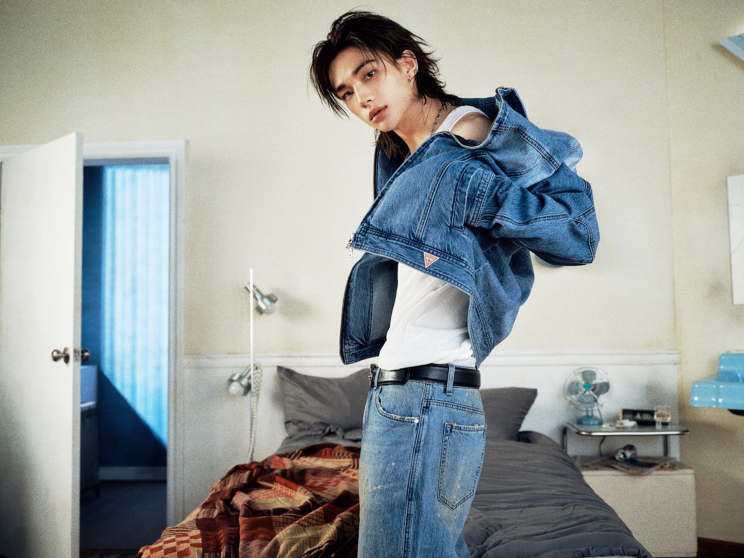 GUESS Unveils New Campaign with Global Ambassador Hyunjin of Stray Kids